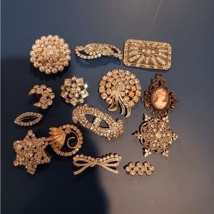 VINTAGE Brooches (Group of 14)